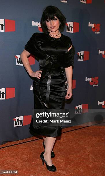 Musician Jane Wiedlin arrives at the VH1 Big In '05 Awards held at Stage 15 on the Sony lot on December 3, 2005 in Culver City, California.