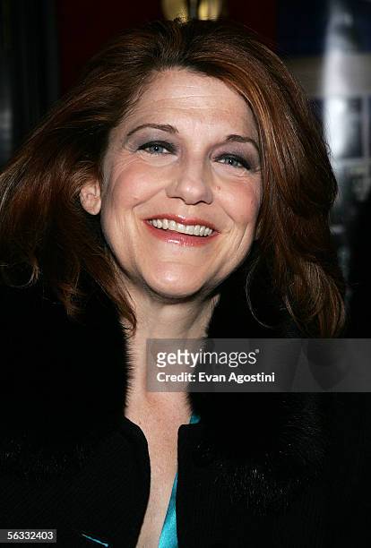 Actress Victoria Clark attends the World Premiere of "The Producers" at the Ziegfeld Theatre December 4, 2005 in New York City.