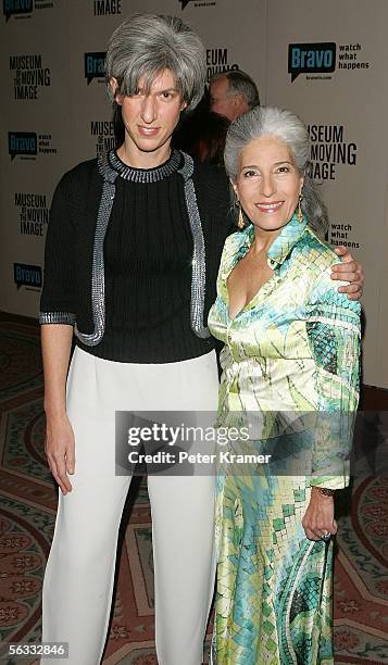 Bravo President Lauren Zalaznick and Museum of the Moving Image Director Lauren Zalaznick arrive to the Museum Of The Moving Image Salute To Ron...