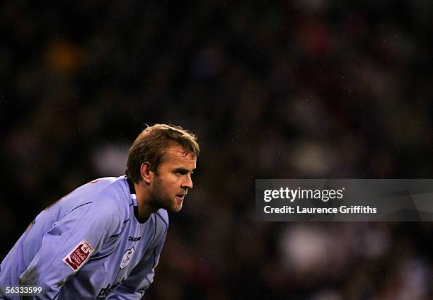 Nicky Weaver of Sheffield Wednesday in action during the Coca Cola Championship match between Sheffield United and Sheffield Wednesday on December 3,...