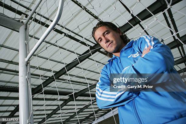 Harry Kewell of Liverpool and the Australian Socceroos poses during a portrait session on September 28, 2005 in Liverpool, United Kingdom.