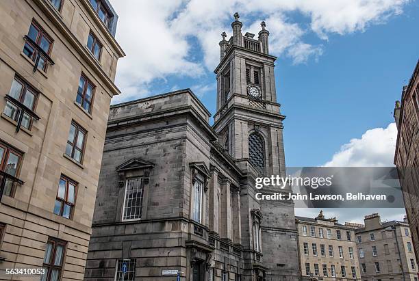 st stephen's church, st vincent street, eddinburgh - henry playfair stock-fotos und bilder