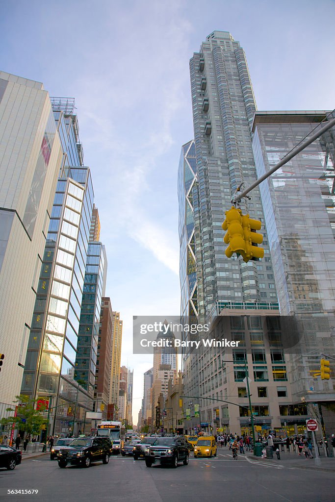 Avenue with sliver of sky, NYC