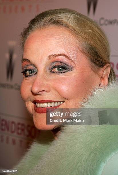 Actress Anne Jeffreys arrives to the Los Angeles Premiere of "Mrs. Henderson Presents" held at the Fine Arts Theatre on December 5, 2005 in Beverly...