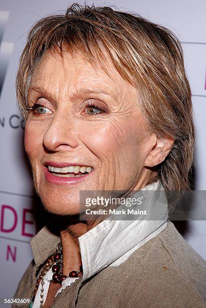 Actress Cloris Leachman arrives to the Los Angeles Premiere of "Mrs. Henderson Presents" held at the Fine Arts Theatre on December 5, 2005 in Beverly...