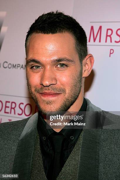 Actor Will Young arrives to the Los Angeles Premiere of "Mrs. Henderson Presents" held at the Fine Arts Theatre on December 5, 2005 in Beverly Hills,...