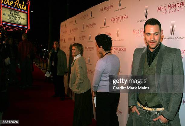 Singer/actor Will Young arrives to the Los Angeles Premiere of "Mrs. Henderson Presents" held at the Fine Arts Theatre on December 5, 2005 in Beverly...