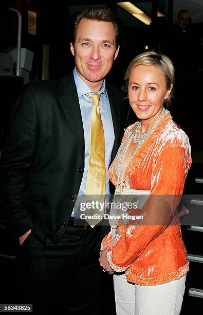 Martin Kemp and Shirlie Kemp arrive at the VIP preview screening of "A Different Story", a documentary based on singer George Michael's life, at the...