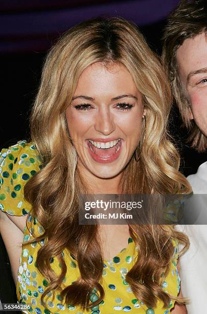 Presenter Cat Deeley arrives at The Big Night In With Jamie Oliver at Finsbury Barracks on December 6, 2005 in London, England. Jamie Cullum and...