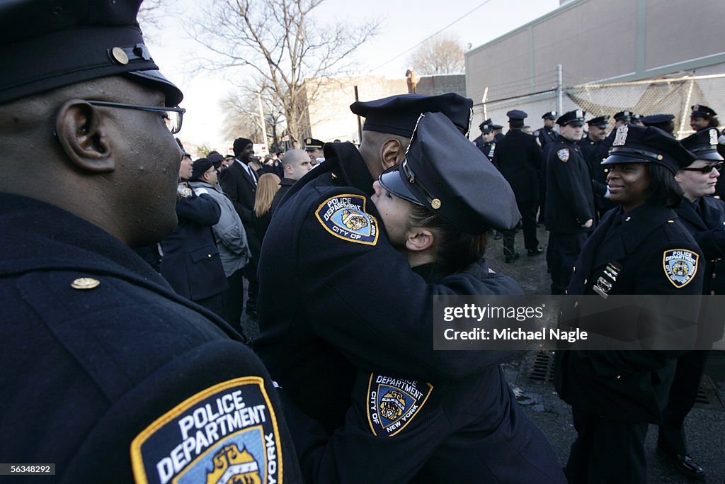 Funeral Held For NYPD Officer Dillon Stewart