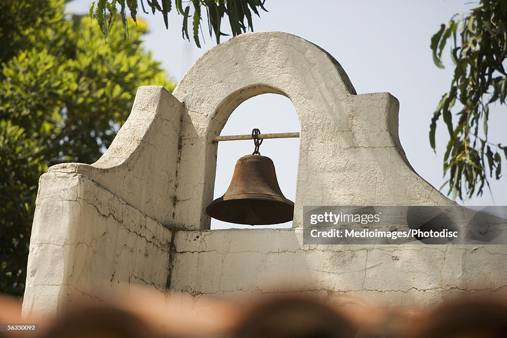 Low angle view of a bell, Los Angeles, California, USA