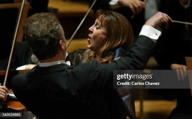 The Los Angeles Philharmonic performed Mahler's Symphony No.4, conducted by Emmanuel Krivine Thursday night at the Dorothy Chandler Pavilion, soprano...