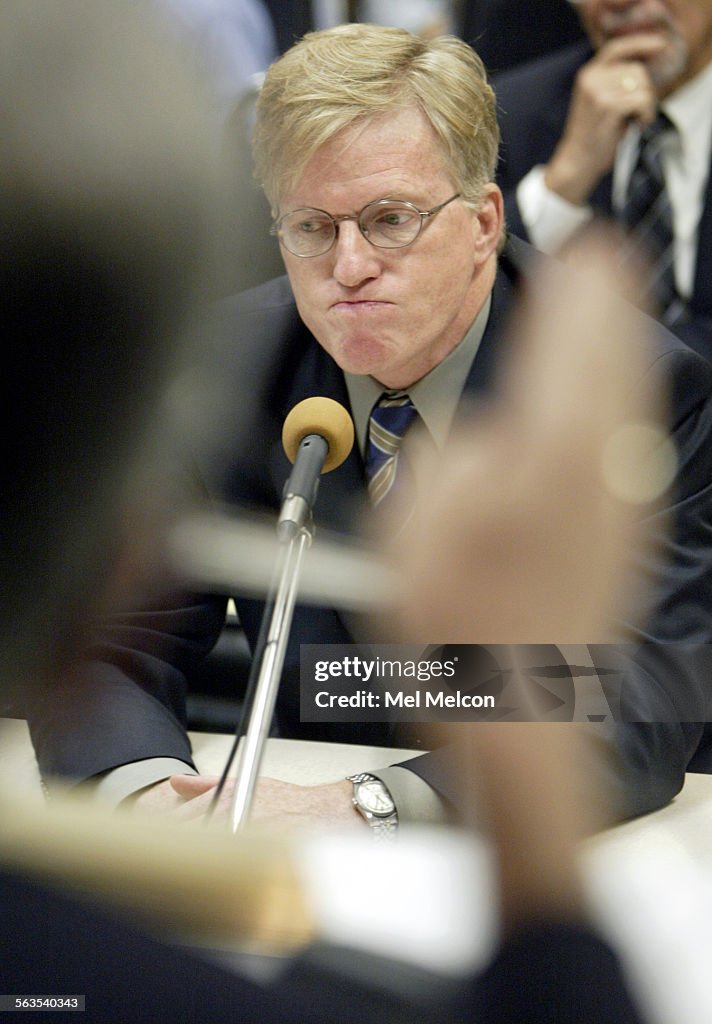 Dr. Thomas Garthwaite, Director of the Los Angeles County Department of Health Services, addresses t