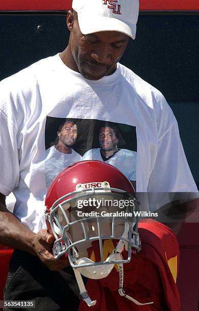 Robert Andre Rucker Andre Rucker, the father of Drean Rucker reflects on the USC helmet ...