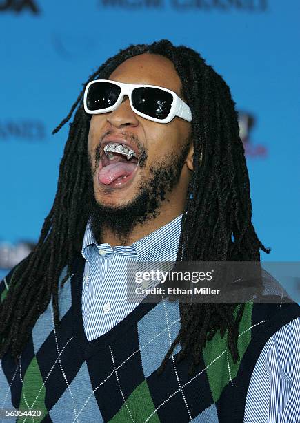Rapper Lil Jon arrives at the 2005 Billboard Music Awards held at the MGM Grand Garden Arena on December 6, 2005 in Las Vegas, Nevada.