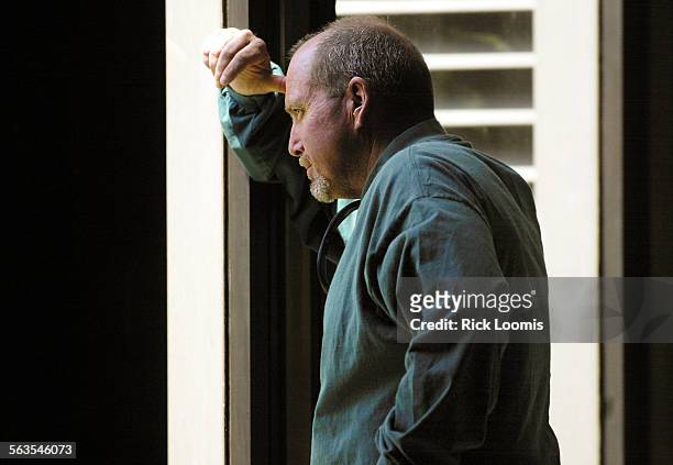 Santa AnaJon Ketsdever peers out of a window at Orange County Superior Court after the verdict of voluntary manslaughter was given to Peter...