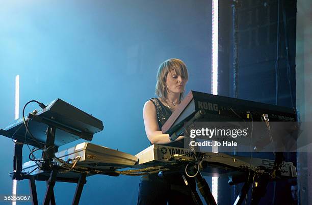 Sister Bliss of British dance collective Faithless performs at an extra date on their UK tour in support of their greatest hits album "Forever...