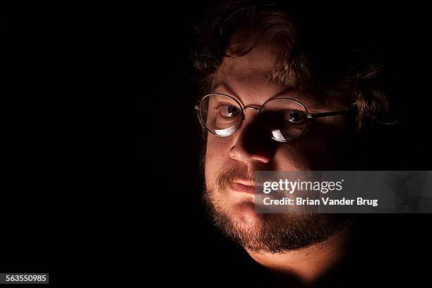 Director Guillermo del Toro is photographed for Los Angeles Times on November 9, 2001 in his offices in Burbank, California. PUBLISHED IMAGE. CREDIT...