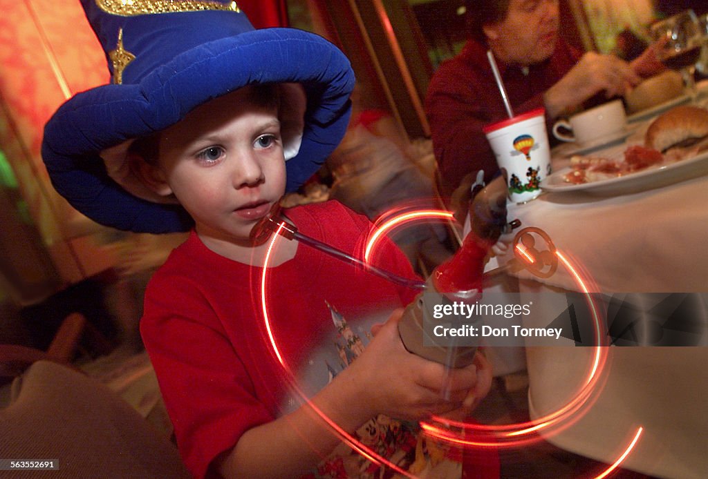 Fouryearold Steven Nath, of Paradise, Utah, doesn't mind if it's Thanksgiving as long as he can we