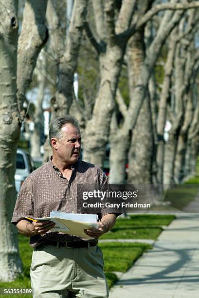 City Councilman Tom LaBonge is running for reelection from the fourth district. He met with staff on 2/22/03 and then went to talk to constituents...