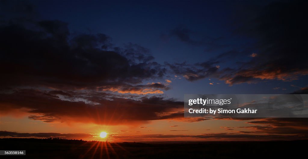 Spectacular Sunset Silhouette