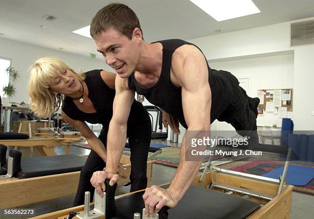 Actor John Farrell has been a client of Mari Winsor for the past five months as he gets into shape for a movie role. Winsor Pilates increases...