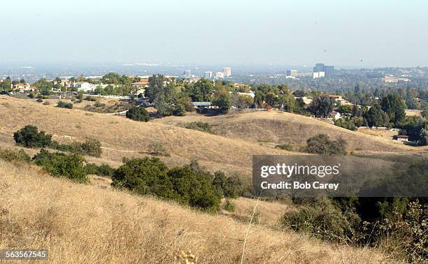 Month after developers walked away with 50 million and Ahmanson Ranch became public property, some of it's trails will oipen to the public. View of...