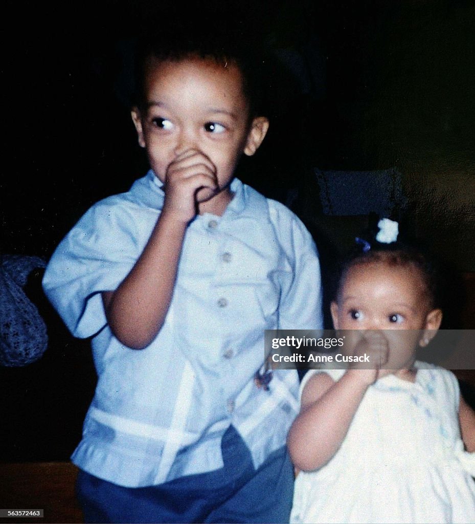 COPY SHOT of Marques Juwan age 4 and Lyndsey Michelle Harper age 2. Five members of the Harper Famil