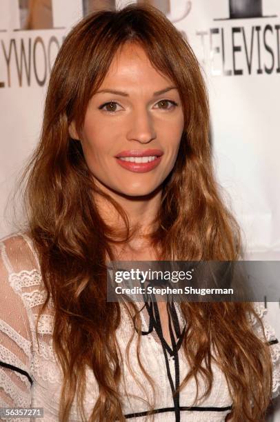 Actress Jolene Blalock attends the JHRTS "Young Hollywood" Holiday Party at Privilege on December 6, 2005 in Hollywood, California.