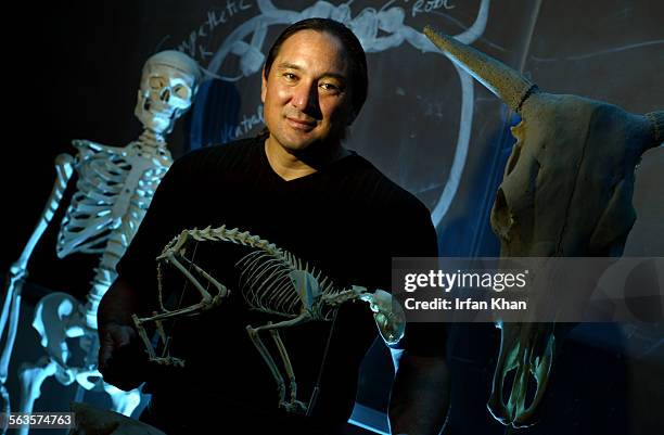 San Bernardino, Oct. 08, 2003  Stuart Sumida , Professor of Biology at California State University San Bernardino. Prof. Sumida works with...