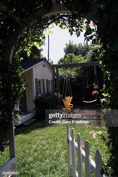 The "tree house" belonging to the daughter of CASSANDRA PETERSON & husband Mark Pierson of their of Los Feliz home.