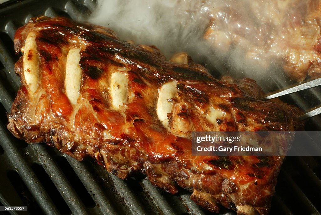 RIBS  grill  Chili chowsyle ribs grilling