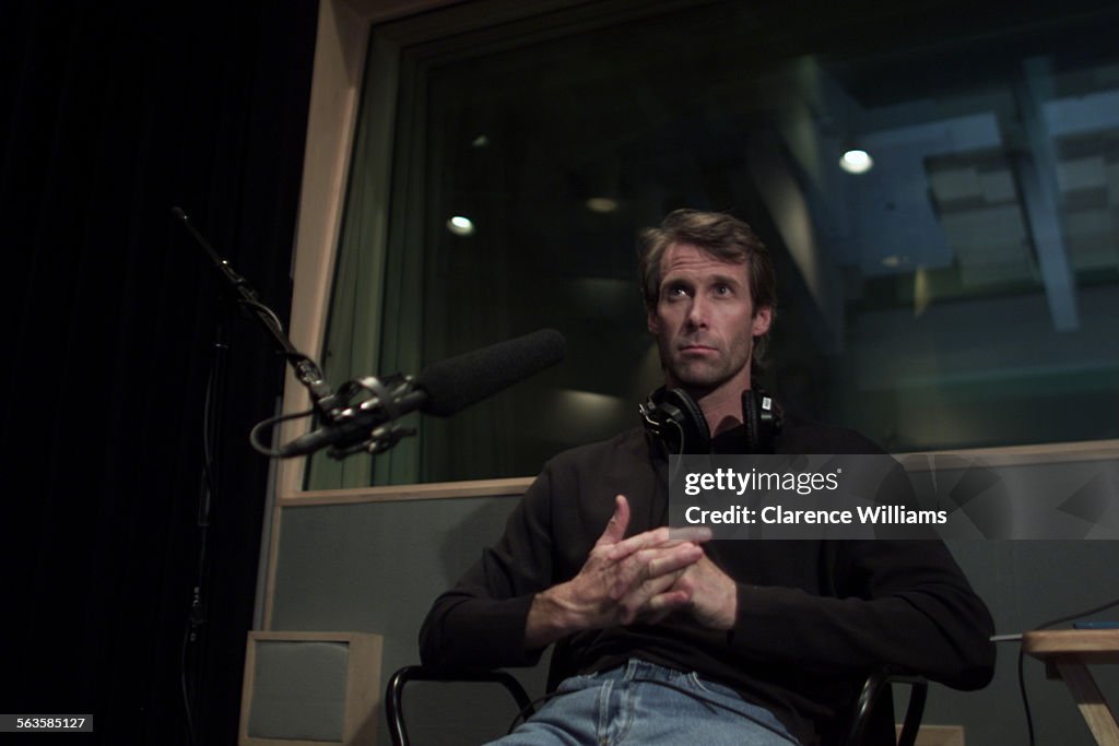 Michael Bay the director of Pearl Harbor records the commentary for his new DVD of the movie.