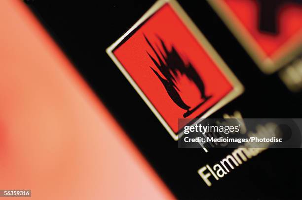 Flammability Sign 123 Flammability Stock Photos, High-Res Pictures, and Images - Getty Images