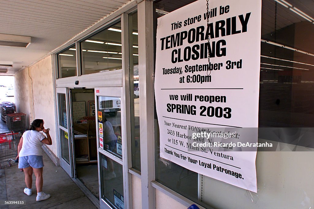 Vons customer Dolores Menere of Ventura, just realizes her grocery Vons customer Dolores Menere of Ventura, just realizes her grocery