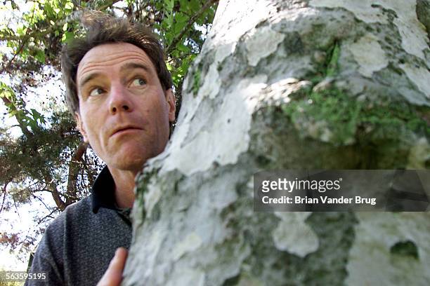 Actor Bryan Cranston is photographed for Los Angeles Times on August 8, 2001 in Laurel Canyon Dog Park in Los Angeles, California. PUBLISHED IMAGE....