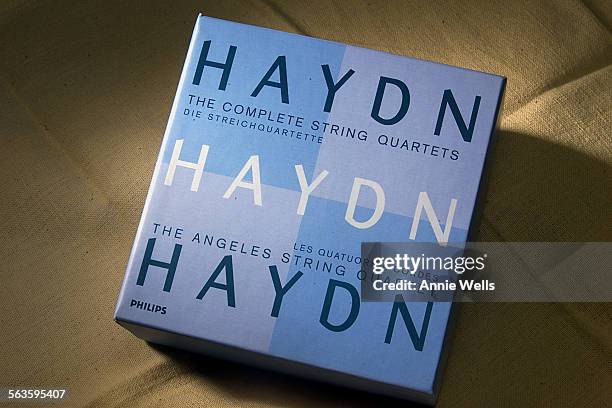 The Angeles String Quartet Haydn box set with 21 CDs. For performing arts page for august 12, 2001. ^^^ Hayden 21 box set The Angeles String Quartet.