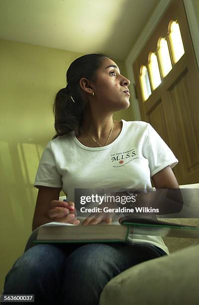 Mariela Manriquez of Costa Mesa, is math honors student at Newport Harbor High. Mariela is participating in a girls only summer emersion math program...