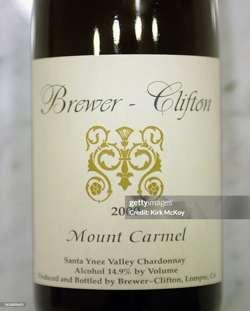 BrewerClifton Mount Carmel Chardonnay from Santa Ynes Valley.