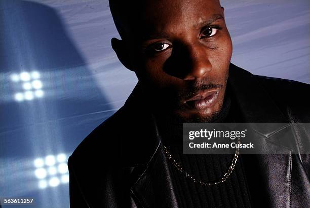 Hip hop/rapper DMX is photographed for Los Angeles Times on February 20, 2003 at Center Studios in Los Angeles, California. CREDIT MUST READ: Anne...