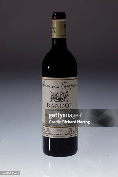 Bandol. Bandol Domaine Tempier as photographed in the photo studio at the L.A. Times, Thursday afternoon in L.A.