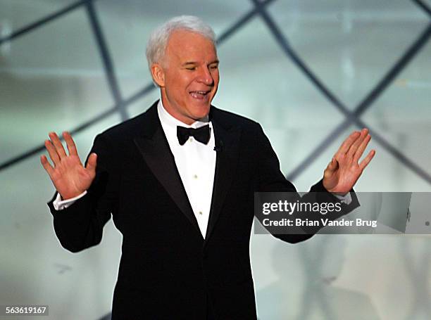 Host Steve Martin at the 75th Annual Academy Awards at Kodak Theater in Hollywood, Calif, on Sunday, March 23, 2003. LOS ANGELES TIMES PHOTO BY ^^^