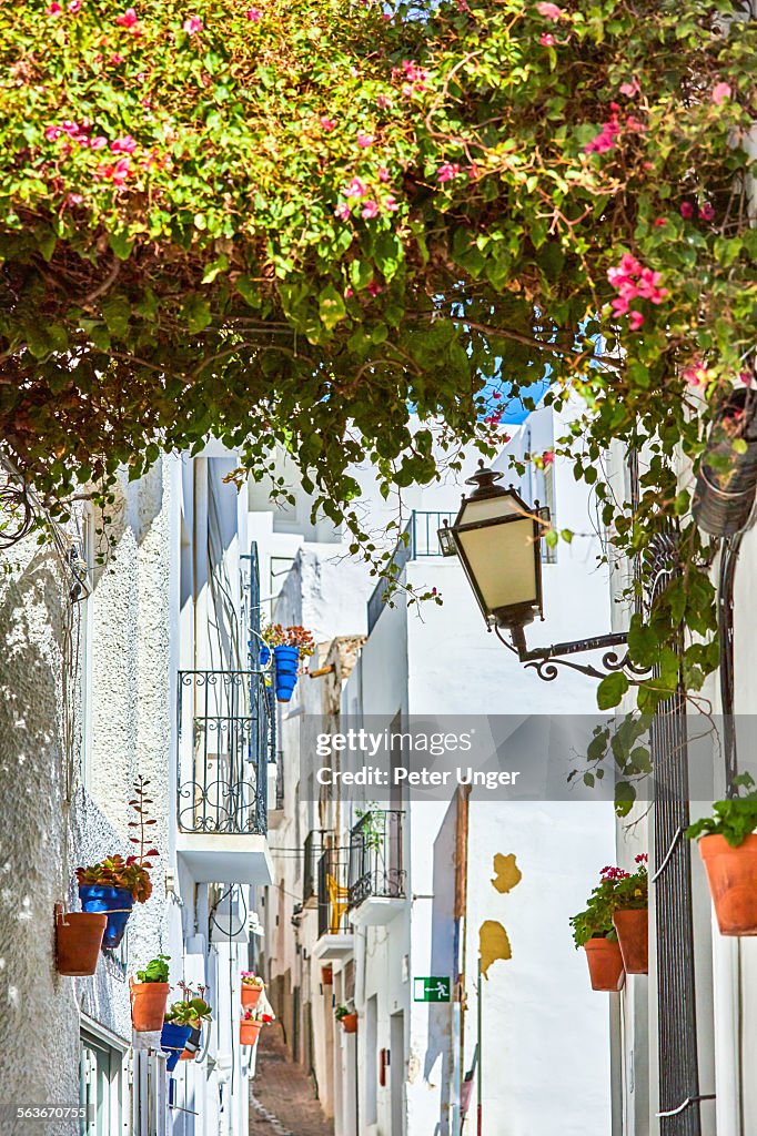 Backstreets of the town of Mojacar