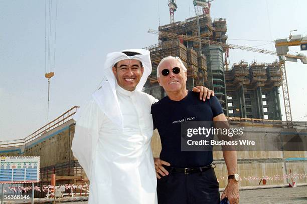 Emaar Properties' iconic Burj Dubai development received its most high profile visitor to date when celebrated Italian fashion designer Giorgio...