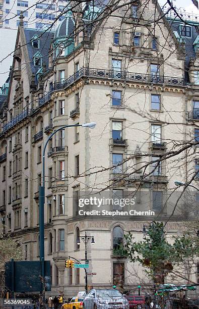 The Dakota building, where John Lennon was murdered, is shown December 7, 2005 next to Central Park in New York City. Lennon was killed by Mark David...