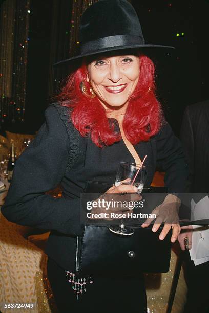 American Costume and fashion designer, Patricia Field, attends a party given by Taittinger for Dining by Design, Hammerstein Ballroom, New York City,...