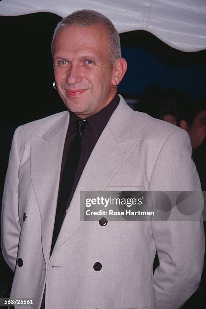 French fashion designer Jean Paul Gaultier at Madison Square Garden, New York City, circa 1998.