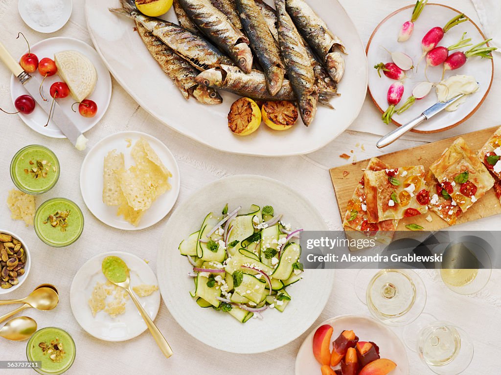 Summer Table Scape Horizontal