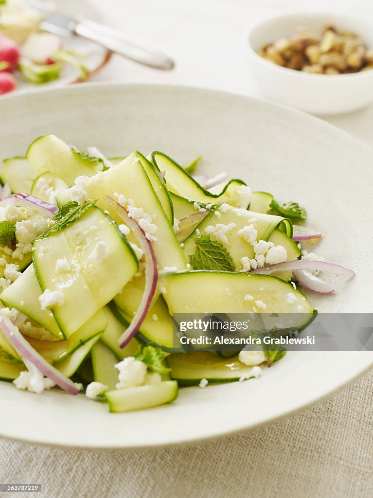 Zucchini Feta Salad