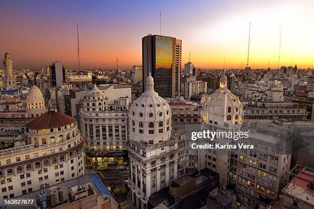 buenos aires city - buenos aires sunset stock pictures, royalty-free photos & images